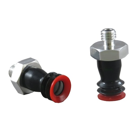 Fipa Bellows vacuum cup diam. 11 mm, Varioflex 30 Degrees/60 Degrees, fitting M6-male 20.011.201.16